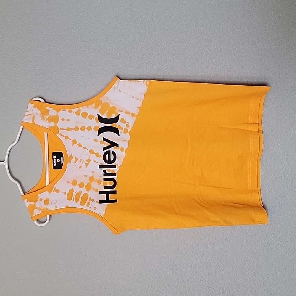 Hurley boys tie dye tank medium